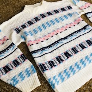 Vintage Southwest Chunky Knit Sweater